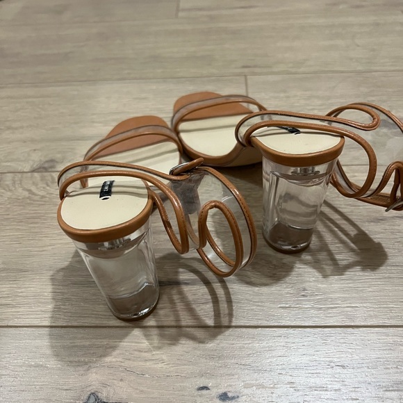 Zara Lucite Heeled Sandals EUR 38 - Picture 3 of 7